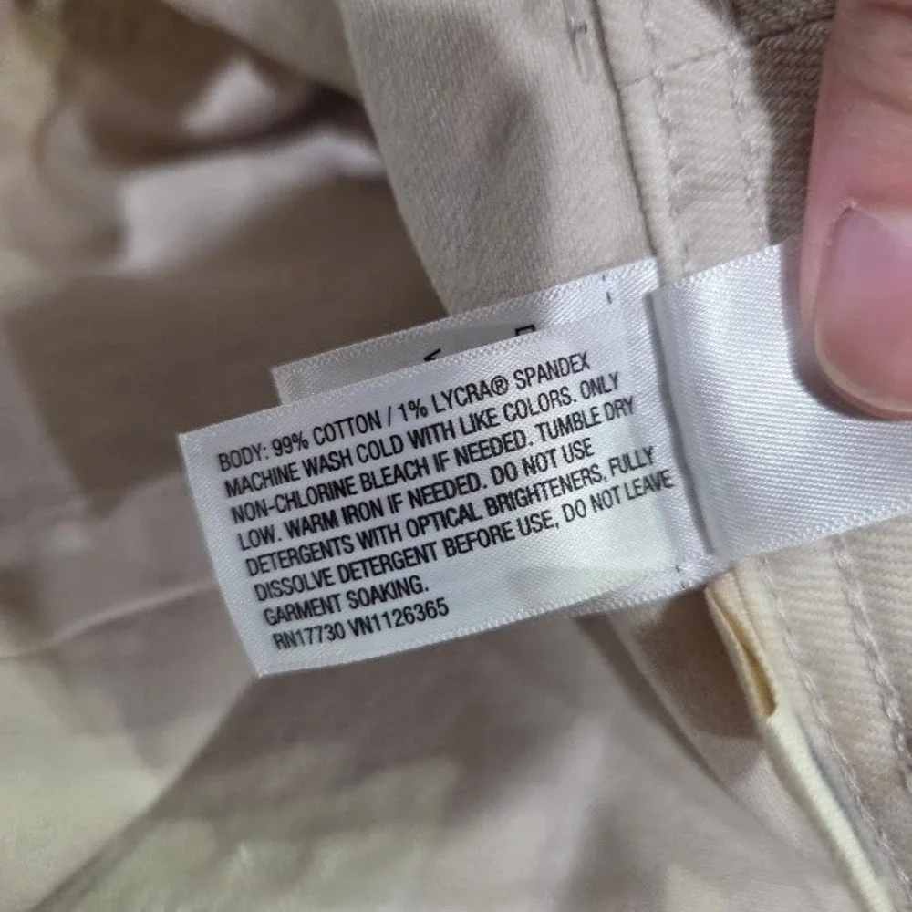 Universal Thread Sailor Wide Leg Pants Women's Size 17 Khaki Beige‎ High Rise